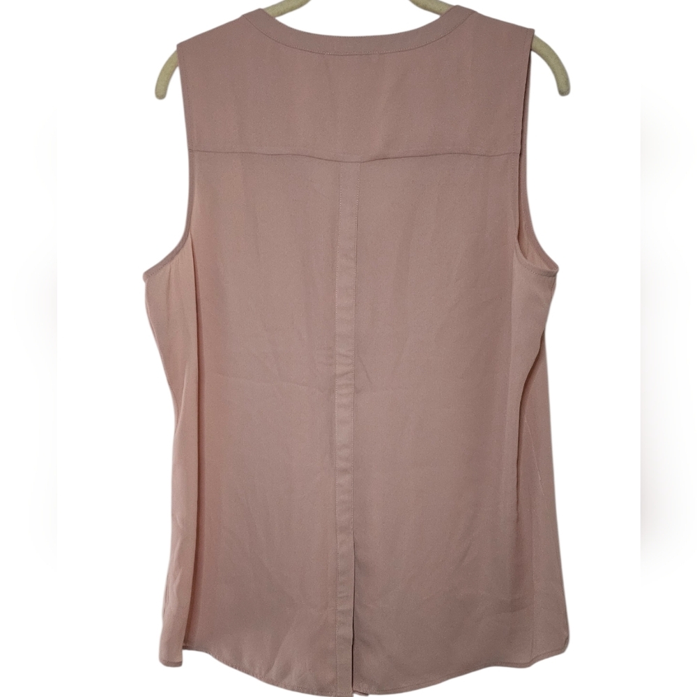 DR2 Light Pink V-Neck Blouse - Picture 2 of 5